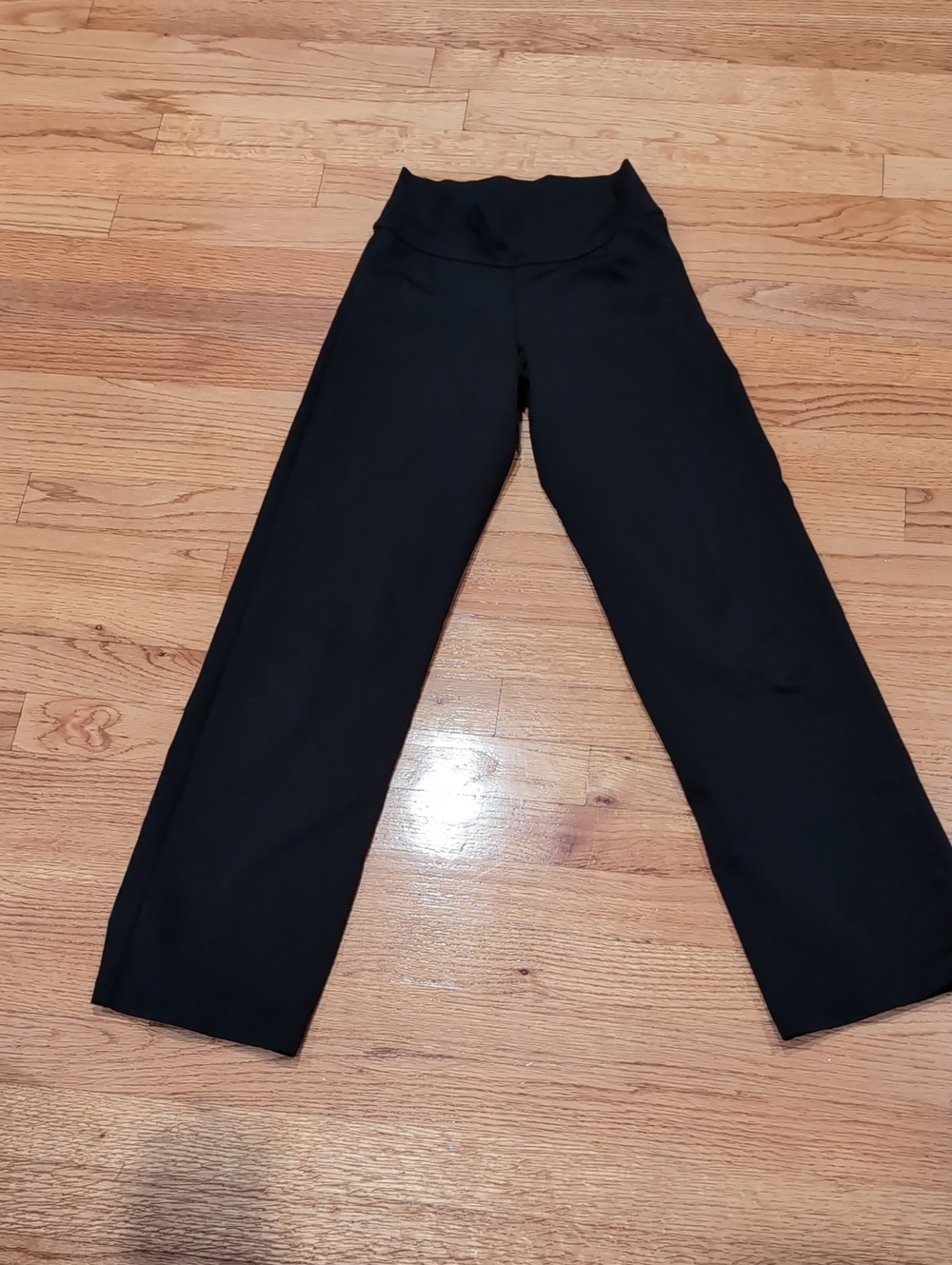 GK Black Wide-Leg Dance Pants